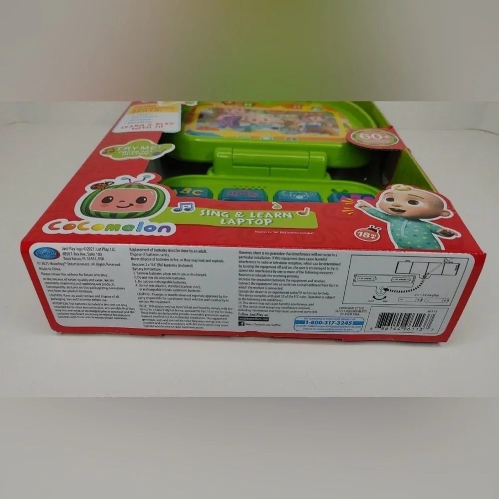 Cocomelon Sing and Learn Laptop Toy for Kids